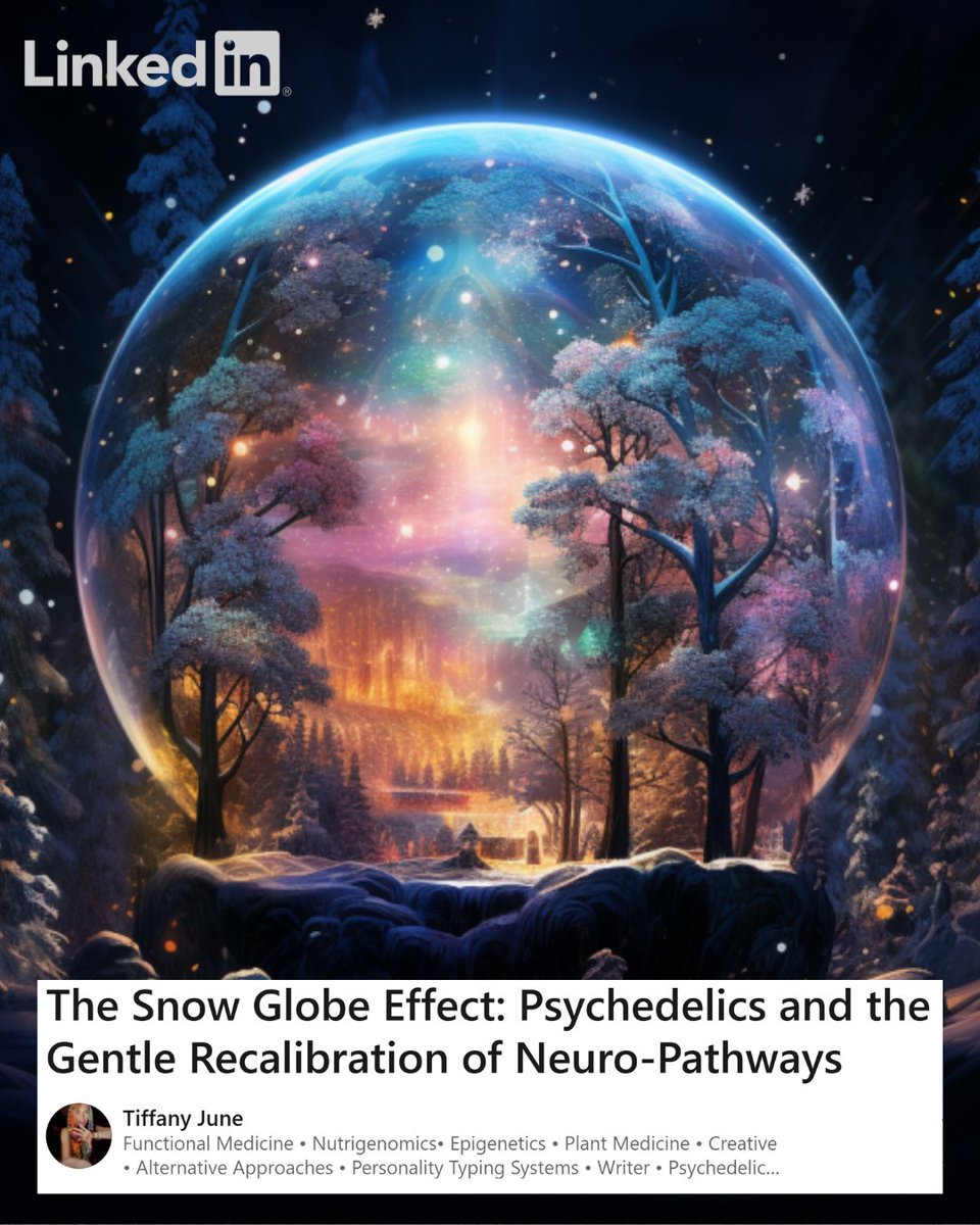 InnerRealmsVC's tweet image. “Psychedelics are a way of shaking up the snow globe.” – Robin Carhart-Harris
linkedin.com/pulse/snow-glo…