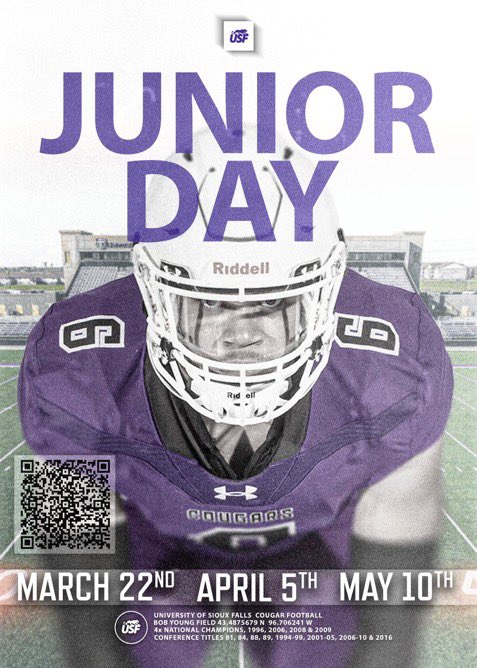 Thank you <a href="/Coach_Boes/">Bryan Boesen</a> for the Junior Day invite!