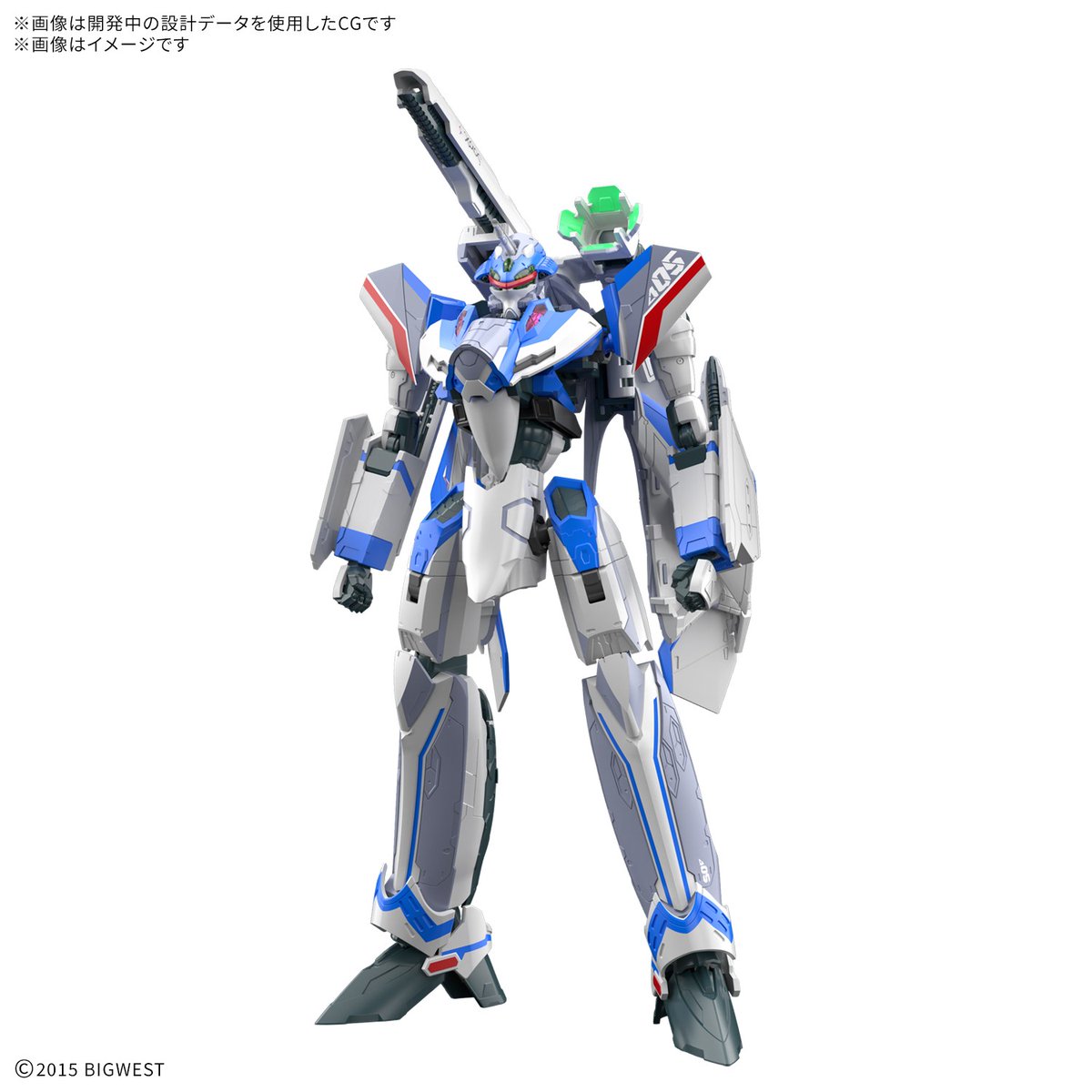 HobbySite's tweet photo. 【HOBBY NEW ITEM INFO.】
7月発売予定！
本日以降、順次WEB予約受付開始！

HG 1/100 
VF-31J ジークフリード (ハヤテ･インメルマン機)

HG『マクロス』プラモデルシリーズ初の「インサート成形」を採用！
色分けが複雑な部分もパーツを切り離すだけで再現し、ハイクオリティと組み立てやすさを両立しています！

詳細はこちら！
https://t.co/qpWhxgMdC9

#マクロス #マクロスΔ