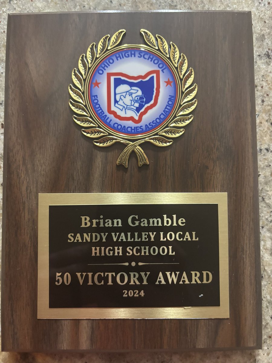 Congratulations to Coach Gamble &amp; the Sandy Valley Football program