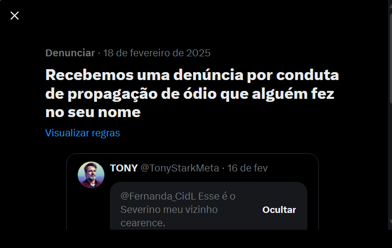 Certas coisas nunca mudam... se não forem enfrentadas.
Piadinha infame comparando a suposta imagem já tradicional de um ET com o vizinho.