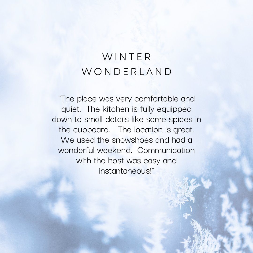❄️ Your Perfect Winter Escape Awaits! 
Another glowing review from a happy guest! ⭐⭐⭐⭐⭐
From the cozy, quiet comfort of our condo to the fully equipped kitchen, every detail is designed to make your stay effortless. #LoveOurGuests <a href="/CanuckGrandview/">The Canuck at Grandview 🌲🌲</a>