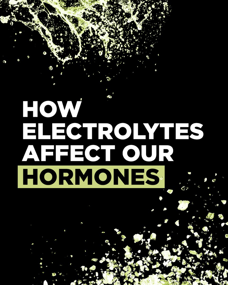 Electrolytes and your hormones are tightly interrelated — influencing stress, metabolism, and more.

Take magnesium as an example. Magnesium stimulates an enzyme that breaks down the stress hormone cortisol, turning it back into its biologically inactive form of cortisone and