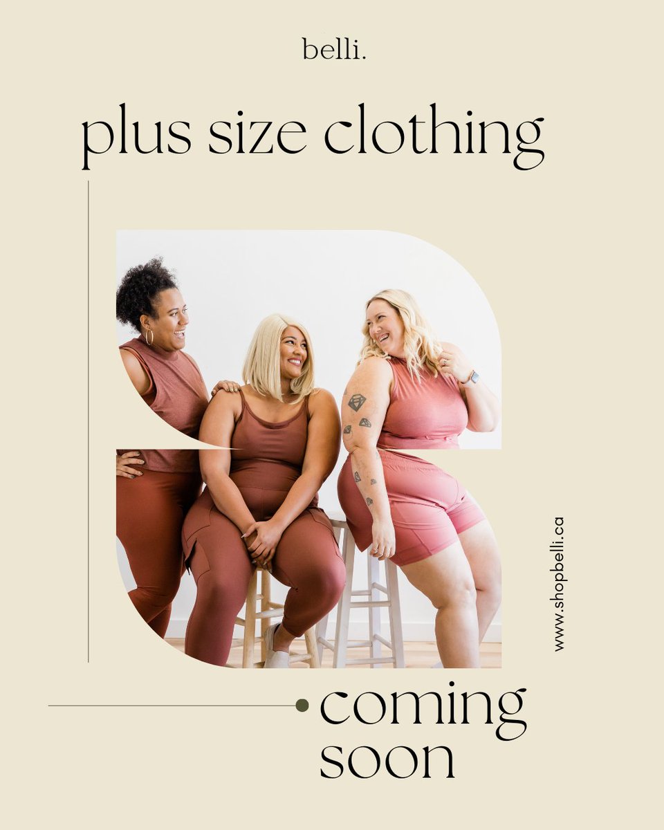 belli, the ultimate destination for plus-size fashion is coming soon. stay tuned to shop your perfect fit at shopbelli.ca 💛⁠
⁠
⁠*disclaimer: photo is not a representation of our clothing, but just some beautiful models we loved*⁠