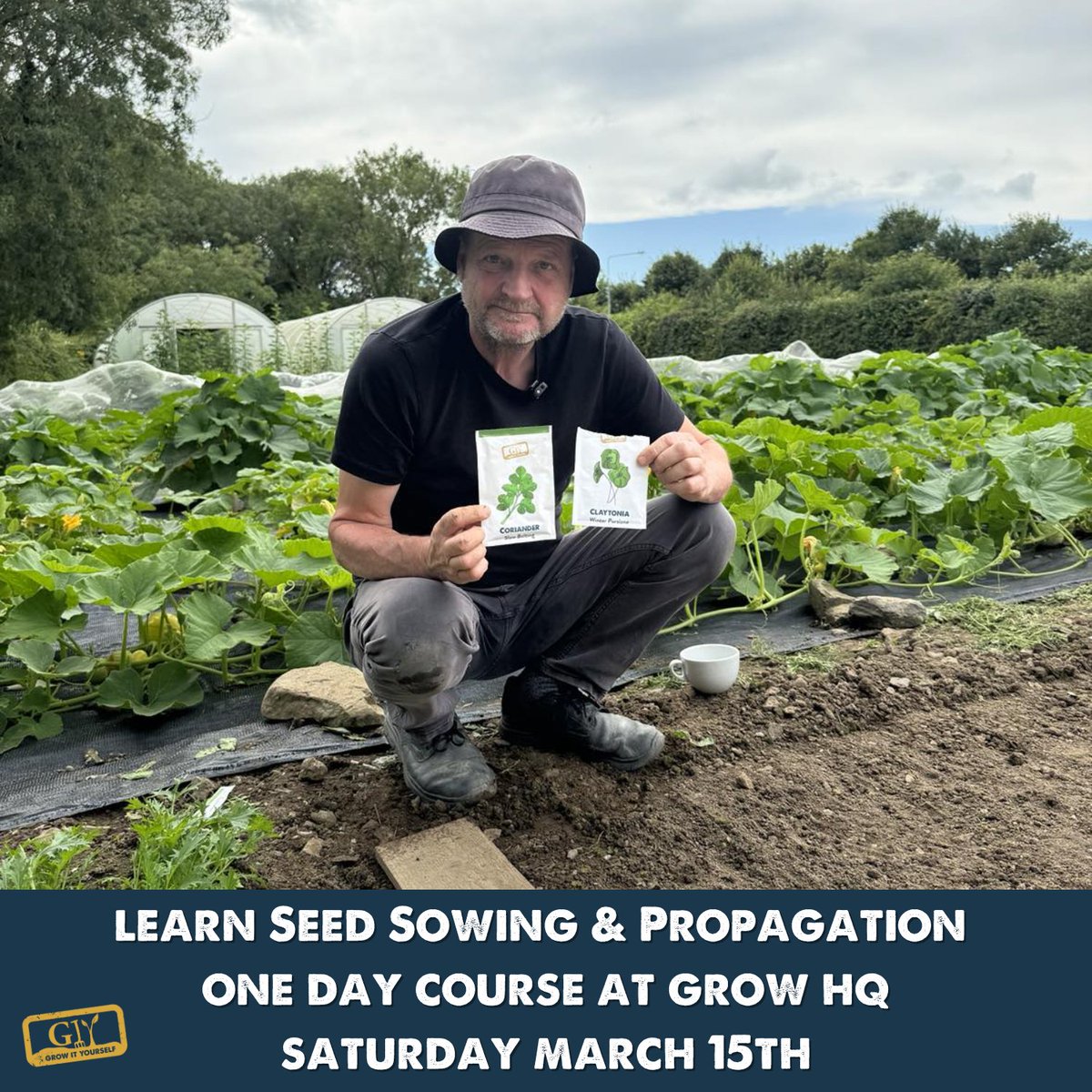 Struggling to get seeds to sprout? Not sure when to transplant? Join us at GROW HQ for a hands-on workshop with expert grower Richard and master the essentials of seed sowing, propagation, and seedling care! 🌿
🔗 Limited spots—book yours on GIY.ie 
#GIY