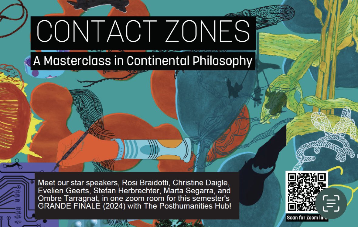 The recording of the <a href="/PosthumanitiesH/">The Posthumanities Hub</a> &amp; Lab-sponsored Contact Zones / masterclass in #Continentalphilosophy &amp; #posthumanism is now online! 
Thank you again, Cissi &amp; Ombre! 
youtu.be/zGbiSQeM214

<a href="/uccphilosophy/">UCC Philosophy</a> <a href="/CACSSS1/">UCC Arts, Celtic Studies and Social Sciences</a>