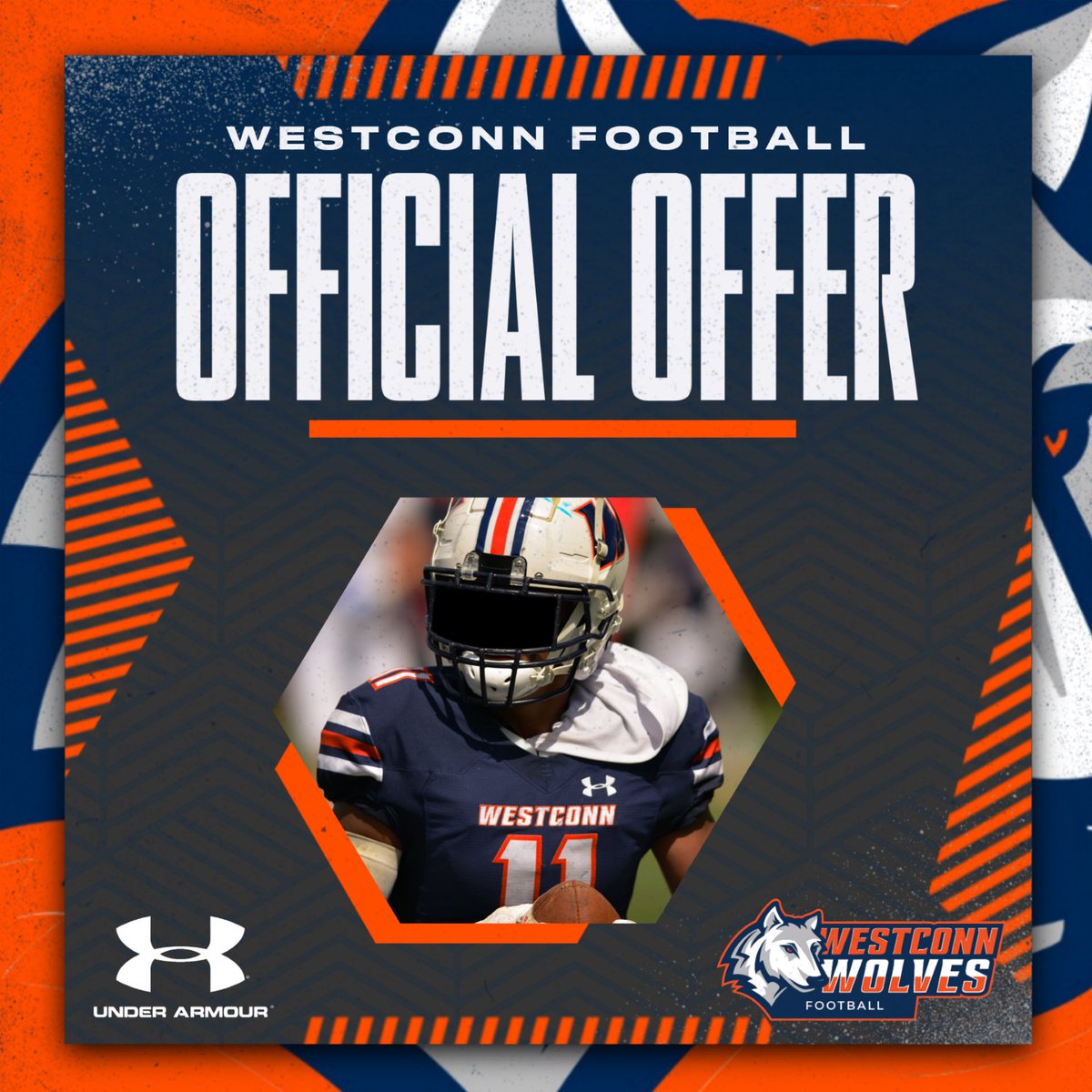 After a great official visit I am blessed to receive my second football offer to <a href="/WestConnFB/">Westconn Football 🐺</a>!!!
@CoachLoth 
<a href="/jackamato/">Brian Neville</a>