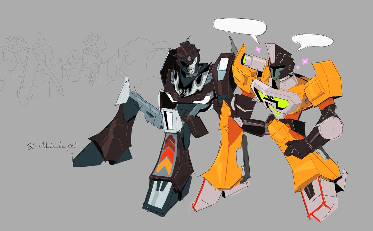 Scribble_in_pot's tweet photo. Sitting and chilling

#Transformers #Cyberverse #ShatteredGlass #HotRod #Perceptor #Fanart #Art https://t.co/AUZCap2Tpm