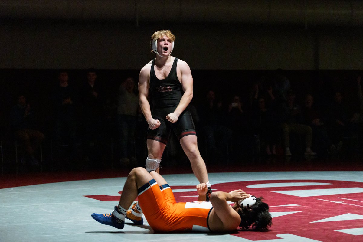 MBAAthletics's tweet image. High School Athletes of the Week: Claiborne Tompkins ('25), Elias Franks ('25) &amp;amp; James Trainer ('25)

All three seniors finished runner-up in this past weekend's state championship hosted by MBA and qualified for the National Prep Wrestling Championships next weekend. #RollRed