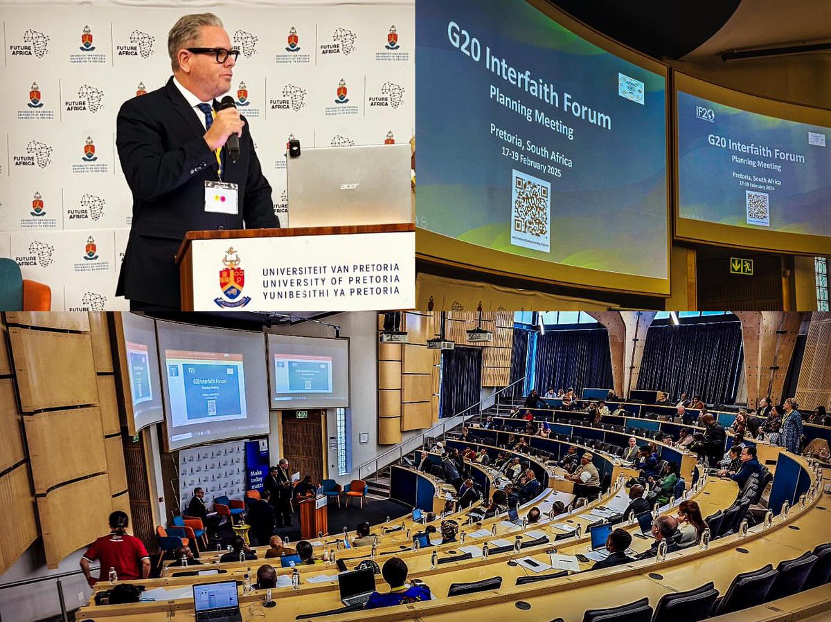 Today we gathered together with faith leaders at the G20 Interfaith Forum planning meeting to discuss the necessity of collaboration with all stakeholders to bring about transformation in our communities. I spoke about the critical role of the church using Luke 4:18 as the