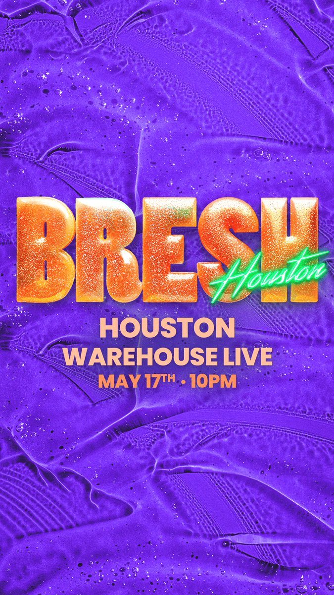 WHLMidtown's tweet image. 💃 The World Famous @bresh Party returns to Warehouse Live Midtown on May 17th. 
🎫 Presale | Wed | 10am
🎫 On Sale | Friday | 10am
For Pre-sale codes sign up for our newsletter at warehouselivemidtown.com
#bresh #warehouselivemidtown #warehouselive