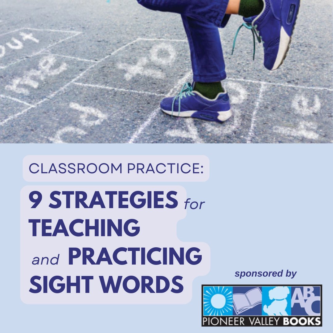 Looking for fun ways to boost sight word practice? Check out this week's blog post with Pioneer Valley Books for nine engaging strategies to try in the classroom.
readingrecovery.org/sightwordsclas…
<a href="/pvalleybooks/">Pioneer Valley Books</a>