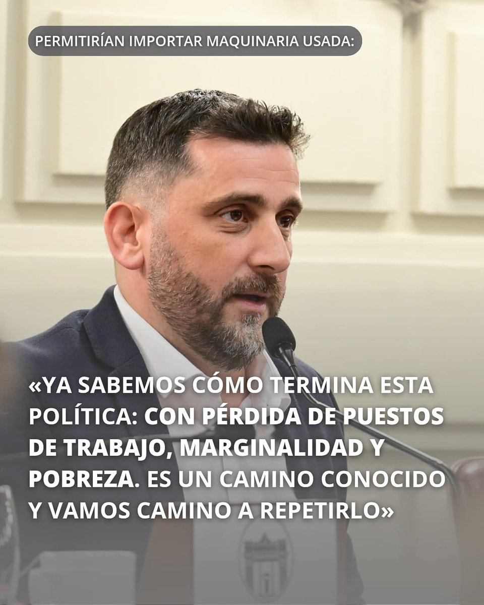 PsEsperanza's tweet photo. ❌ El gobierno nacional analiza habilitar la importación de maquinaria agrícola usada, poniendo en riesgo más de 14.000 puestos de trabajo y 500 empresas santafesinas.
📢 Defendamos el trabajo y la producción santafesina. ¡No al ingreso de maquinaria usada! 🚜💪 https://t.co/WwVkfmZRPz