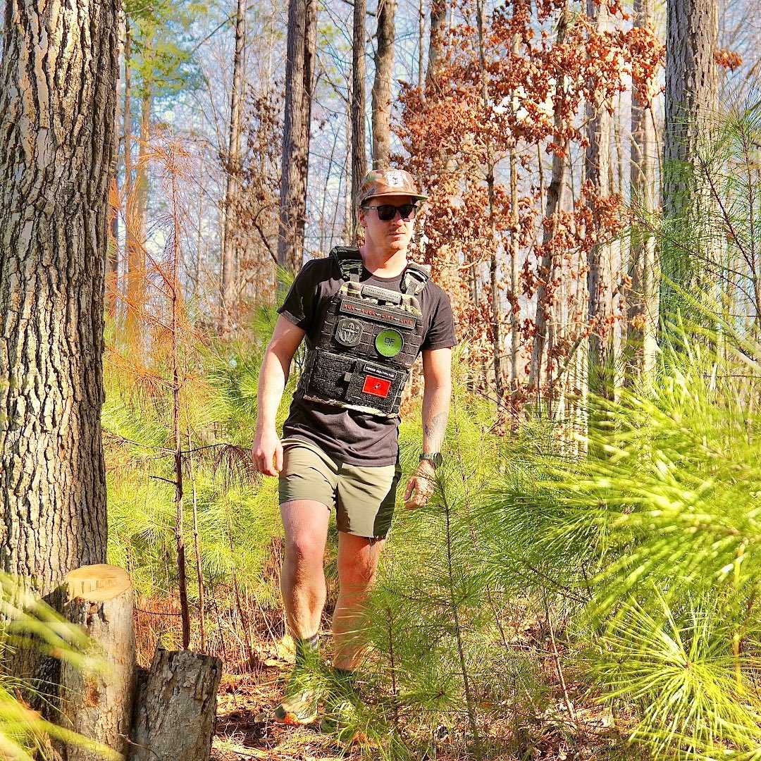 directurforce's tweet photo. Ruck Life • Sam Hawley Rucking in the Phoenix Tiger Stripe Camo Centurion Weight Vest • https://t.co/72PaGIsJTK