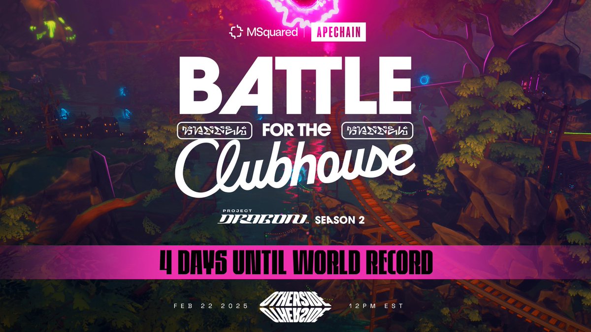 Othersidemeta (@othersidemeta) on Twitter photo 4 days until Project Dragon.
Saturday at 12pm EST.
You can shoot <a href="/_PPMan_/">PPMan ๐ฆ</a> while we attempt to break the Guinness World Record for the most players in an FPS battle.
Open to everyone to play. 4 days until Project Dragon.
Saturday at 12pm EST.
You can shoot <a href="/_PPMan_/">PPMan ๐ฆ</a> while we attempt to break the Guinness World Record for the most players in an FPS battle.
Open to everyone to play.