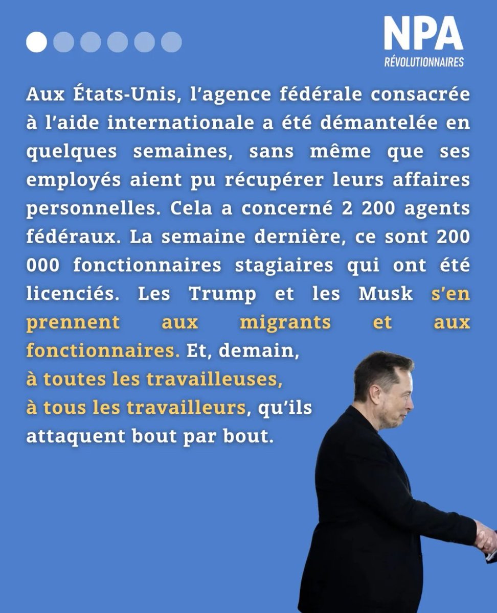 armelle_pertus's tweet image. ☄️☄️Licenciements : pour que la peur change de camp‼️💥💥

✊🏽✊🏽S’organiser pour une contre-offensive de tous les travailleurs❗️🔥🔥

🚩Editorial du NPA-Révolutionnaires du 17 février 2025
@npa_revo &amp;amp; @npajeunes_revo 

🔎 npa-revolutionnaires.org/licenciements-…

1/2