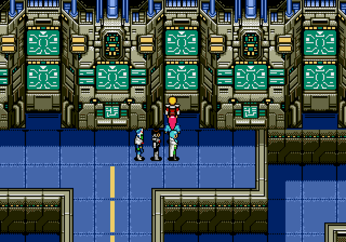 FantasyAnime's tweet photo. The coolest computer pixel art in a classic JRPG! 🖥️

- Phantasy Star 4 (Genesis/Mega Drive) https://t.co/OV8hUgapb2
