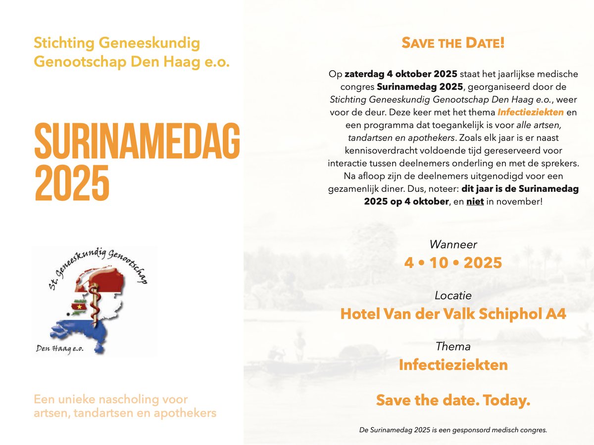 Surinamedag 2025 op 4 oktober - mailchi.mp/surinamedag/su…