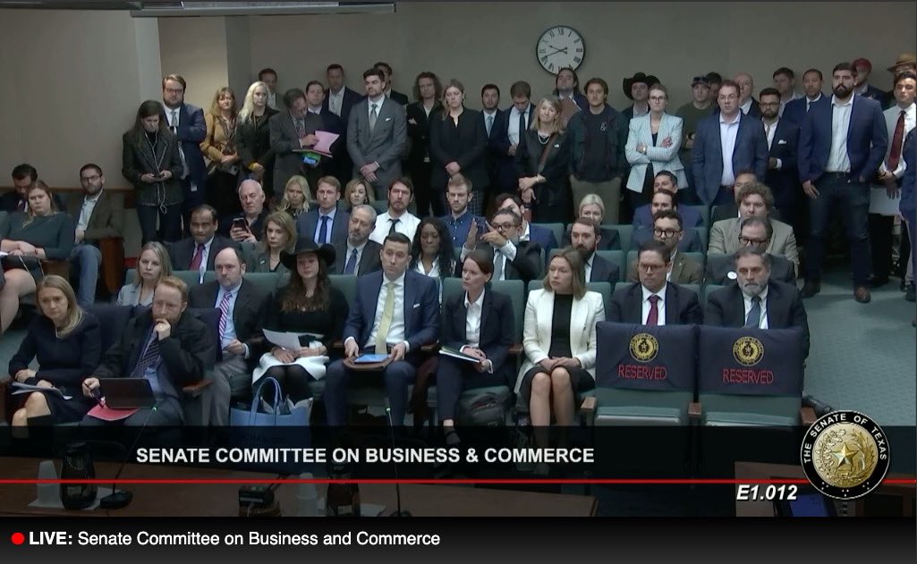 digitalinfranet's tweet photo. “If passed, this bill would establish Texas as the most forward-looking state in America when it comes to monetary resilience, financial sovereignty, and innovation in digital assets.”

Today, @lee_bratcher addressed a packed Senate Committee on Business & Commerce hearing, championing S.B. 21 – legislation creating the Texas Strategic Bitcoin Reserve. 

From countless hours at the Capitol to building a coalition of supporters, Lee's dedication to this initiative has been inspiring. 

As we like to say, “Texas leads, and the rest of the nation follows.” We’re proud of our Texan, who has advocated for Bitcoin and digital assets in this State for over five years. 

But the work isn’t over. If you want to participate in this historic initiative, check out our Texas Strategic Bitcoin Reserve page and consider joining the Council’s SBR Ambassador program. Over 30 Ambassadors were in attendance today!