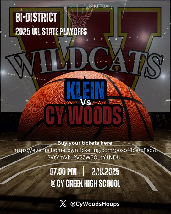 BSM Magazine | BSM Media Group® (@bsm_mag) on Twitter photo Supporting <a href="/CyWoodsHoops/">CyWoodsHoops</a> varsity playoff game today. We're cheering loudly for the team. Let's Go!!!! 📣🏀
#bidistrict #cywoodshighschool #cyhoops #2025UILStatePlayoffs <a href="/CyWoods212/">Cypress Woods HS</a> <a href="/CW_Athletics/">Cy Woods Athletics 212</a> <a href="/CyWood_Boosters/">Cy Woods Athletic Booster Club</a> Supporting <a href="/CyWoodsHoops/">CyWoodsHoops</a> varsity playoff game today. We're cheering loudly for the team. Let's Go!!!! 📣🏀
#bidistrict #cywoodshighschool #cyhoops #2025UILStatePlayoffs <a href="/CyWoods212/">Cypress Woods HS</a> <a href="/CW_Athletics/">Cy Woods Athletics 212</a> <a href="/CyWood_Boosters/">Cy Woods Athletic Booster Club</a>