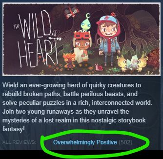 What are two words people use to describe The Wild at Heart?
OVERWHELMINGLY. POSITIVE.

🎊 Thank you to everyone who reviewed!!! 🥰