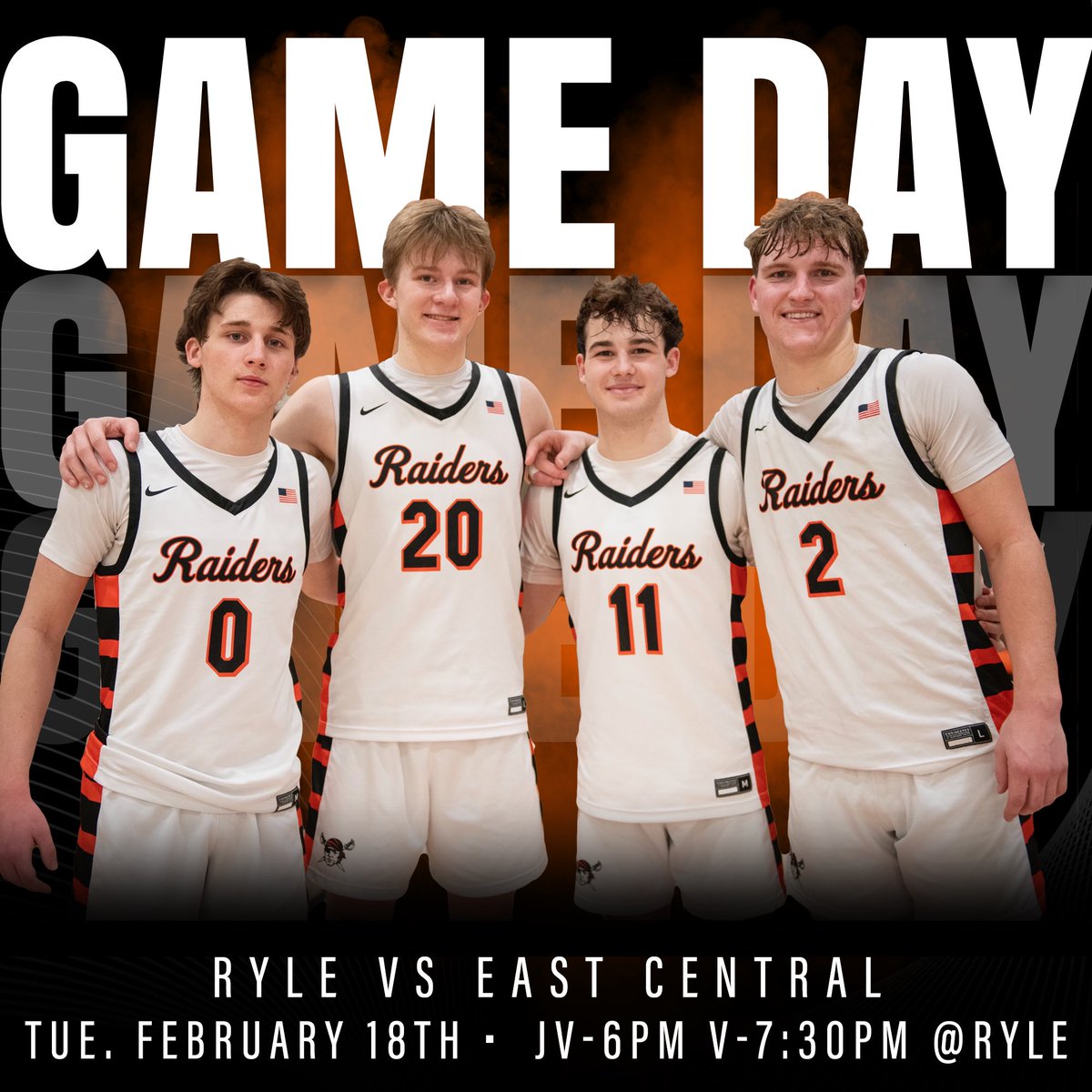 tonight is the last regular season game for your RAIDERS!!! get to Ryle as these SENIORS play their last game at Ryle!!!