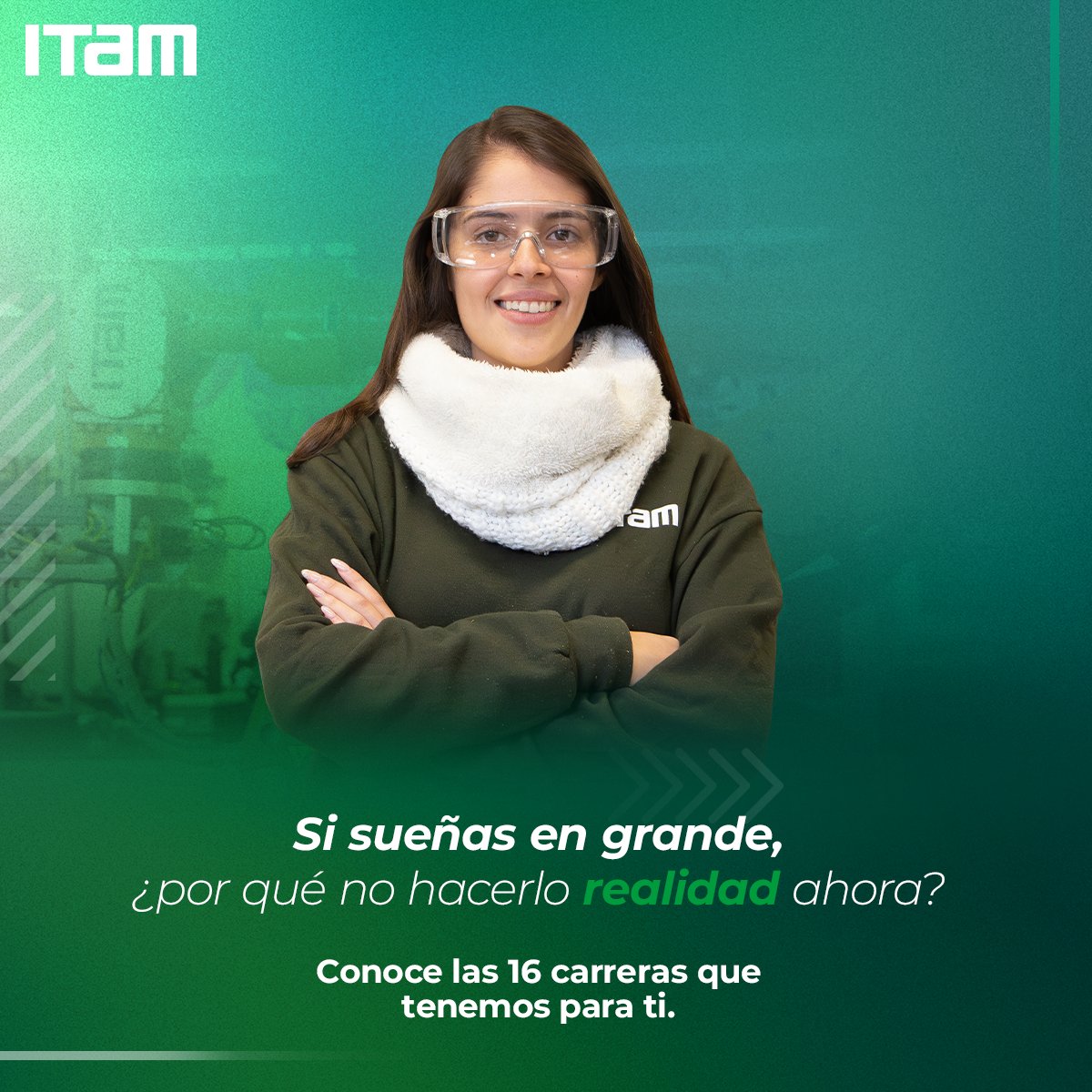 Haz historia con tu talento. Da el primer paso hacia un mundo de oportunidades, con las licenciaturas e ingenierías que el ITAM tiene para ti.

Conoce nuestra oferta académica: tinyurl.com/yjkp55ft

#SéITAMhoy #LicenciaturasITAM #ExcelenciaHumana #IngenieríasITAM