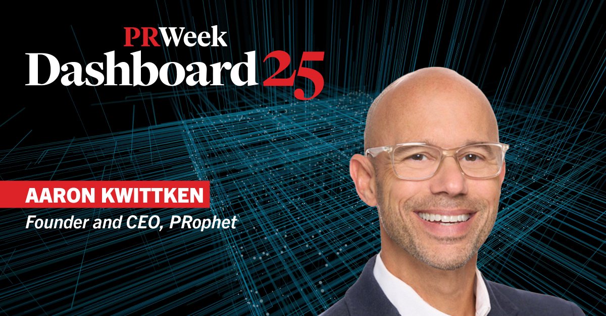 Congratulations to Aaron Kwittken of PRophet for being named to PRWeek's Dashboard 25. Learn more about his career now. bit.ly/4gEz82W
#PRWeek #Dashboard25 #CommunicationsTech