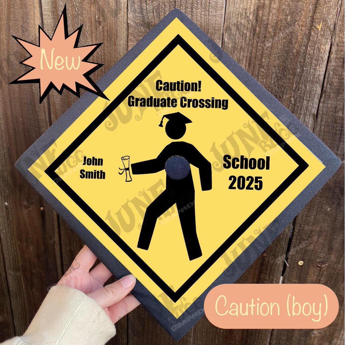 GraphixJunebugg's tweet photo. Caution Grad Cap Toppers🟡🎓
https://t.co/LDsEa4k5Eu

#etsy #etsyshop #etsygifts #etsyfinds #etsyfavorites #grad #graduation #gradcaps #decoration #gradcapdesigns #gradcapdecor #caution #degree #seniors #classof2025 #college #highschool #Proud #milestone #GraphicDesign #art https://t.co/5uAY0wfqA9