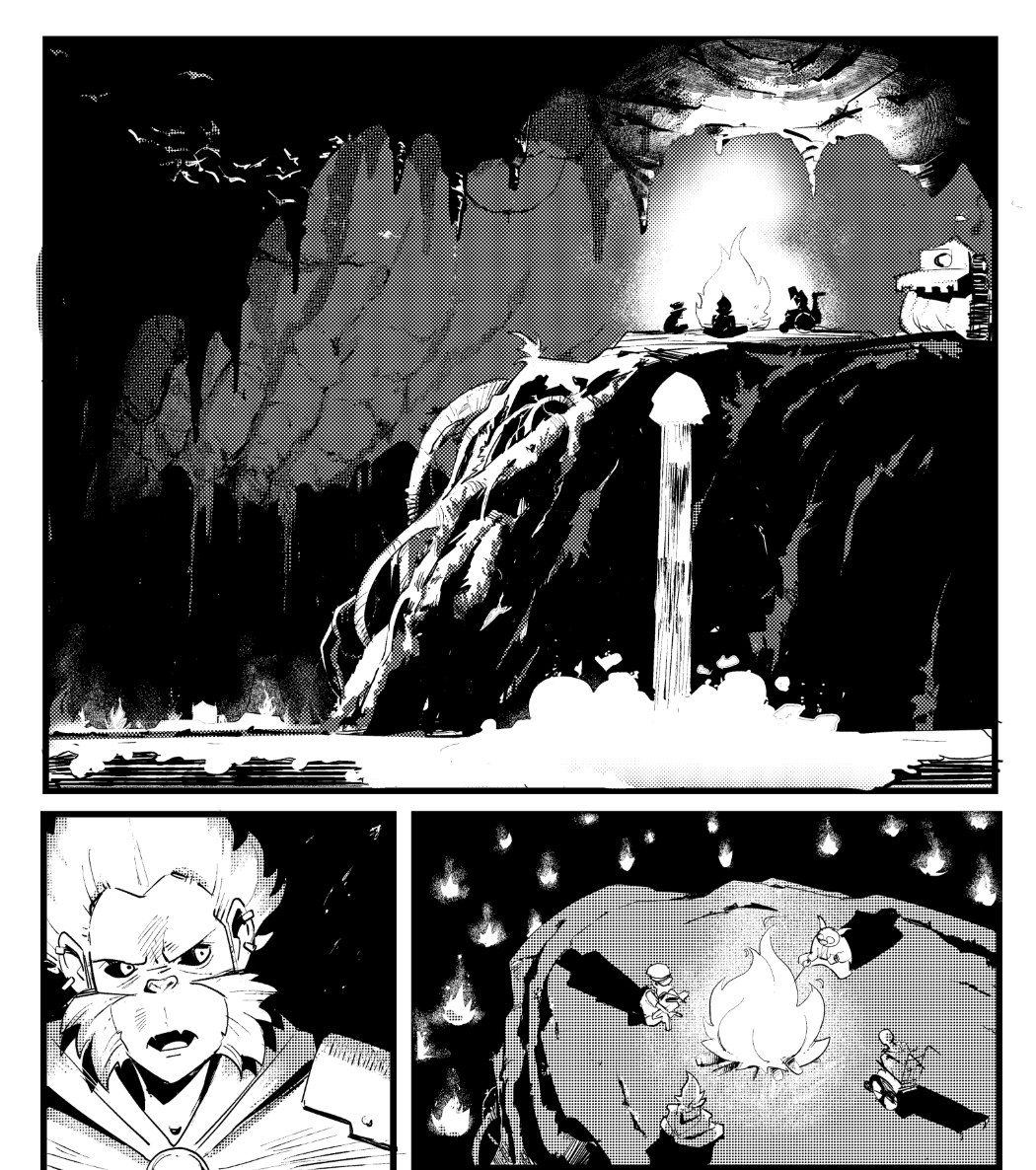 monkeythecomic's tweet photo. Bonfire is perfect for story time
Monkey: A Graphic Novel #2 on Kickstarter soon! LINK IN BIO
#monkeycomic #monkeygraphicnovel #graphicnovel #kickstarter #comicbooks #comicart
#comics #cartoon #manga #marvel https://t.co/ZxYEzUQNUV