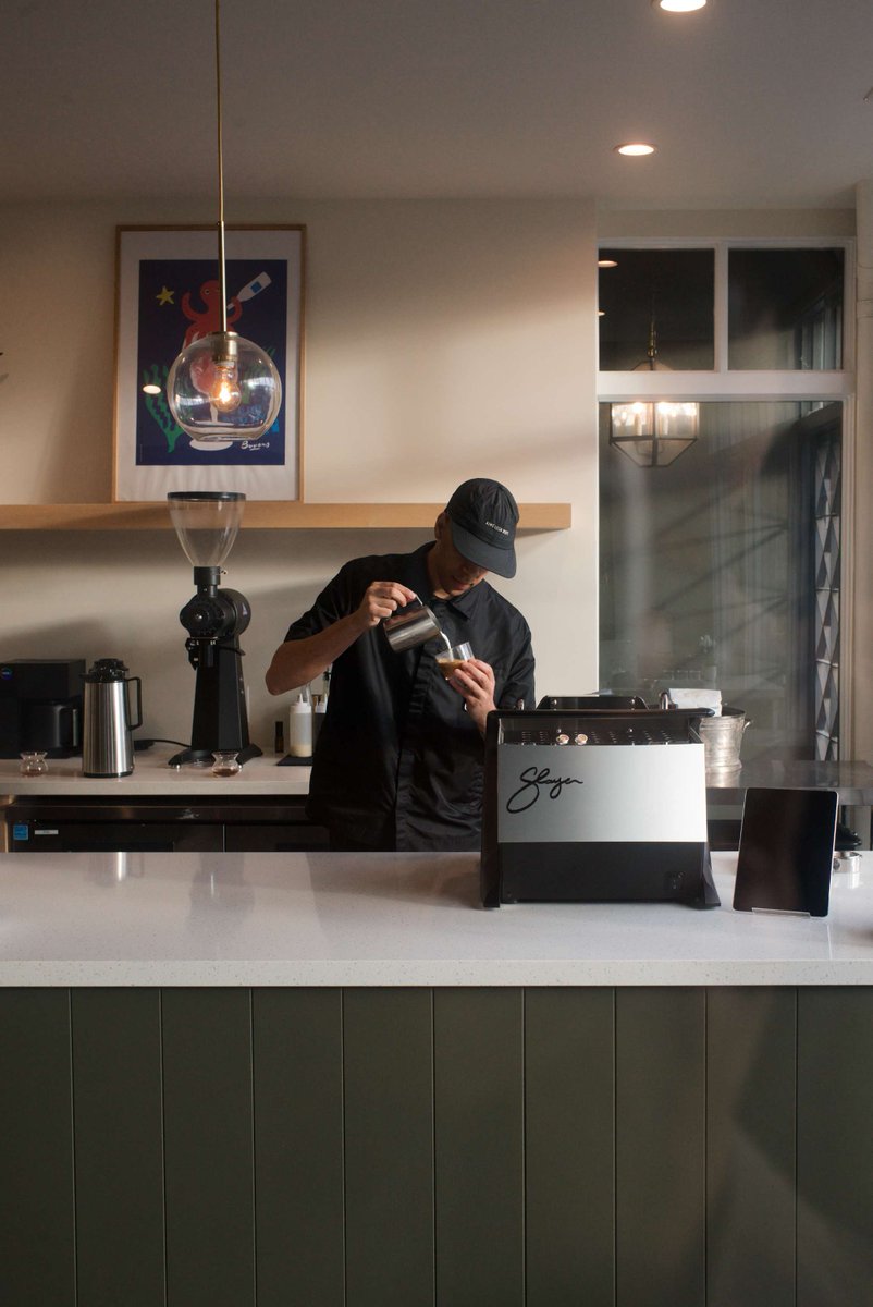 slayerespresso's tweet photo. A coffee residency you won't want to miss.

So Sentimental, a coffee concept from Julian Park inside Buvons Wine Bar in Long Beach 👻

#SlayerEspresso #MakeCoffeeBetter #SteamSingle https://t.co/J3z5W7CbRr