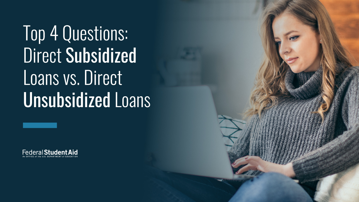 FAFSA's tweet photo. Subsidized vs. Unsubsidized loans: what’s the difference? 🤔
Learn here: https://t.co/I0G6Mqm8Mh https://t.co/HpY3w1nJJc