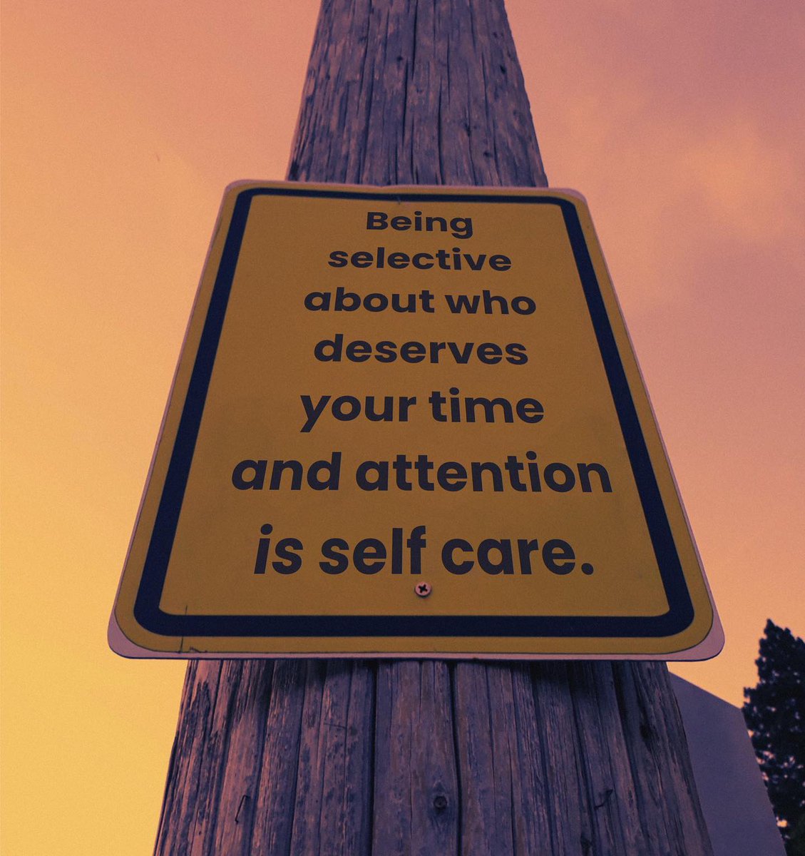 Being selective about who deserves your time and attention is self-care. 🌸✨