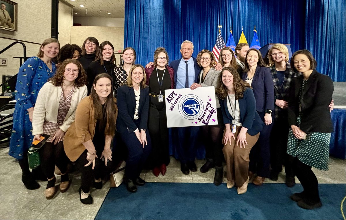 ASPE welcomes Secretary Robert F. Kennedy, Jr.!