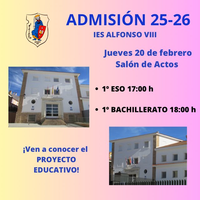 IES ALFONSO VIII (@iesalfonsoviii) on Twitter photo 