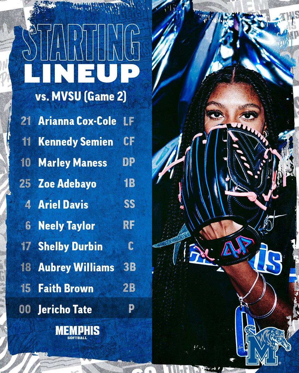 Rolling in Game ✌️

🆚 » Mississippi Valley St. (Game 2)
📺 » gotigersgo.me/3X6iNgl
📊 » gotigersgo.me/40ZTJsN

#GoTigersGo