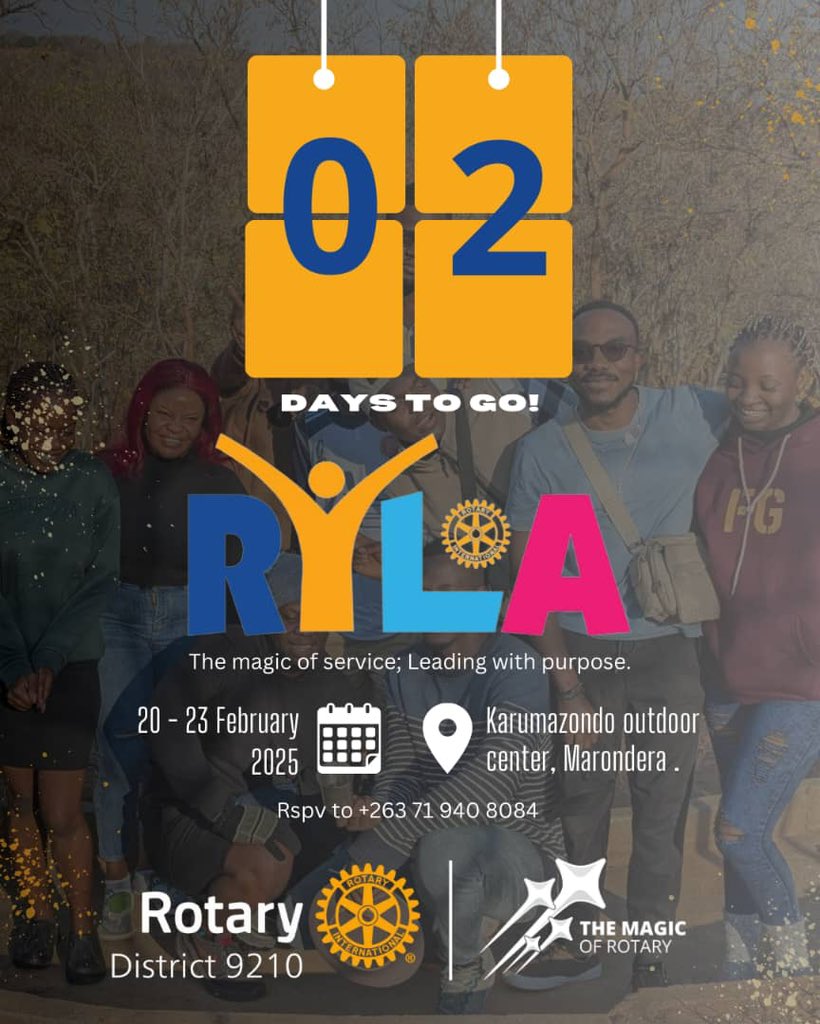 It’s almost time for The Rotary Youth Leadership Awards !   #themagicofservice