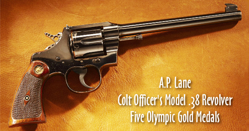 grafandsons's tweet image. This cool Colt Officer's Model Revolver belonged to A.P. Lane. He was a legendary Olympic shooter who won five Olympic Golf Medals with it in the 1912 and 1920 games. Lane was also known as the "Pistol Wizard".  ow.ly/k4K450V2jHK

#pistol #sportsshooting