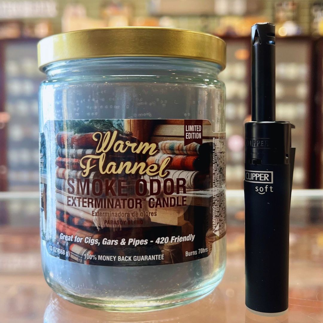 GordsSmokeShop's tweet image. 🔥 Freshen up your space with the Warm Flannel Smoke Odor Exterminator Candle! 🔥 This cozy blend of bergamot, cashmere, vanilla, and musk creates the perfect chill vibe while wiping out unwanted odors 🍃 💨 

#SmokeOdorEliminator #WarmFlannel #FreshVibes #RedDeer