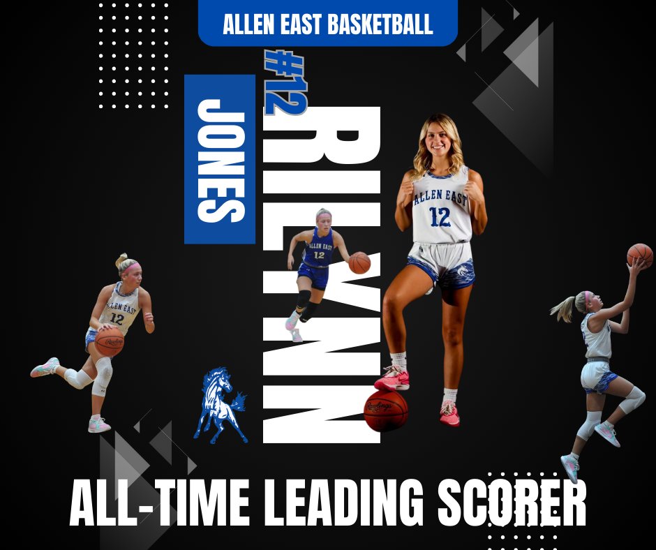 Allen East Athletics (@alleneastad) on Twitter photo Saturday Night was one for the History Books as Rilynn Jones not only helped Allen East Girls Basketball to another Sectional Title, but became the All-Time Leading Scorer, girl or boy, in AE History! She currently sits at 1,401 Points. <a href="/WOSNScores/">WOSN Sports</a> <a href="/TonyTQuach/">Tony Quach</a> <a href="/931TheFan/">Lima's Sports Radio 93.1 The Fan</a> Saturday Night was one for the History Books as Rilynn Jones not only helped Allen East Girls Basketball to another Sectional Title, but became the All-Time Leading Scorer, girl or boy, in AE History! She currently sits at 1,401 Points. <a href="/WOSNScores/">WOSN Sports</a> <a href="/TonyTQuach/">Tony Quach</a> <a href="/931TheFan/">Lima's Sports Radio 93.1 The Fan</a>