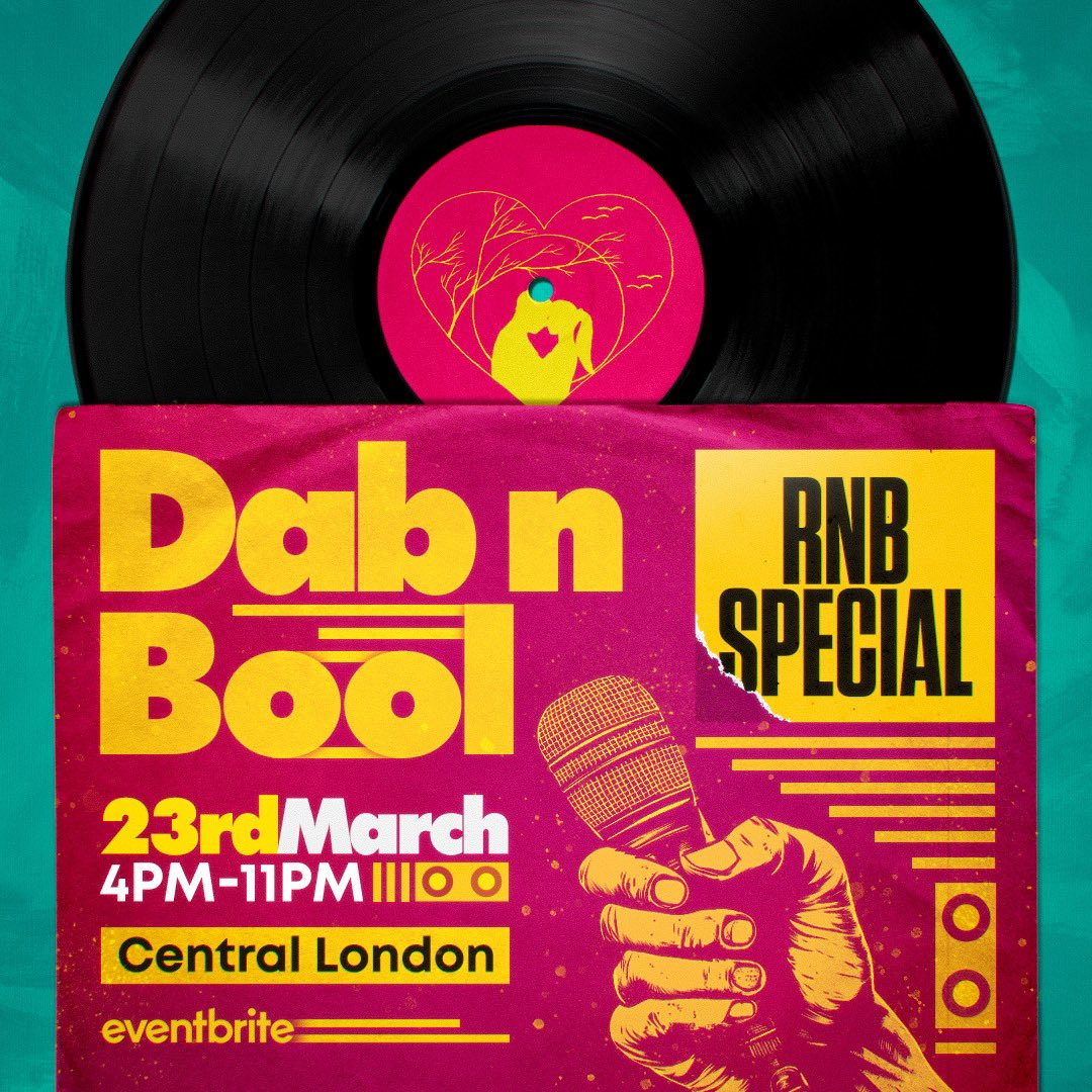 dabnbool's tweet image. A Day For The RnB Lovers🎼Tickets Out Now!