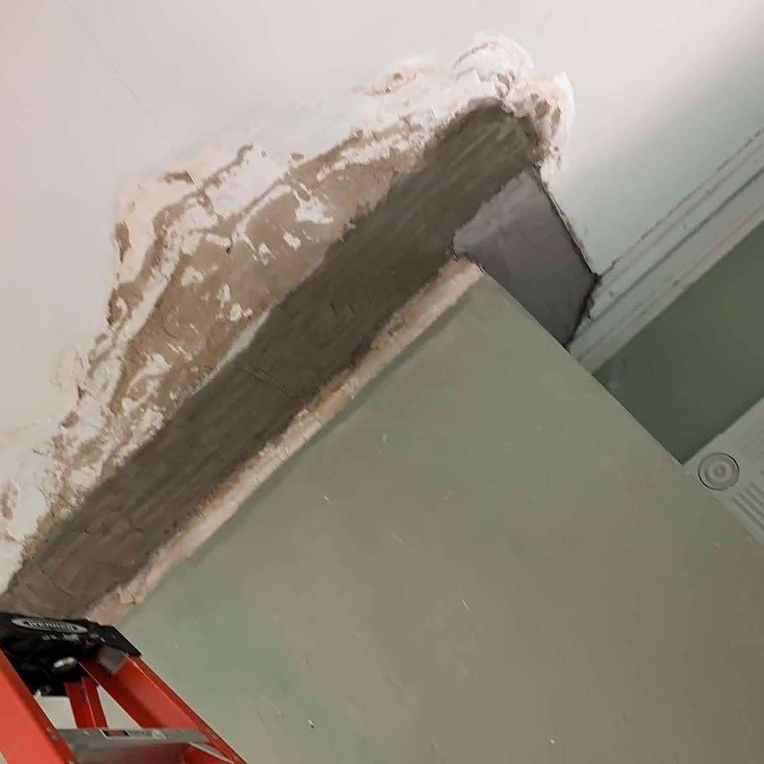 JSADLLC's tweet image. Restoration work completed on a water damaged celling at the historic Rockwell house located in Georgia. Aug 2020.
