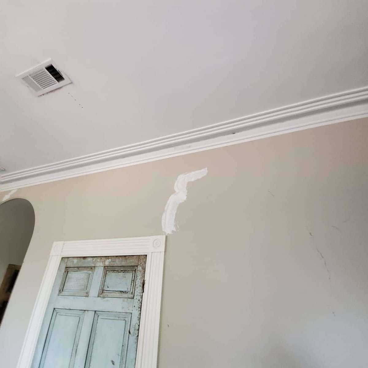 JSADLLC's tweet image. Crack remediations completed on the Rockwell house.