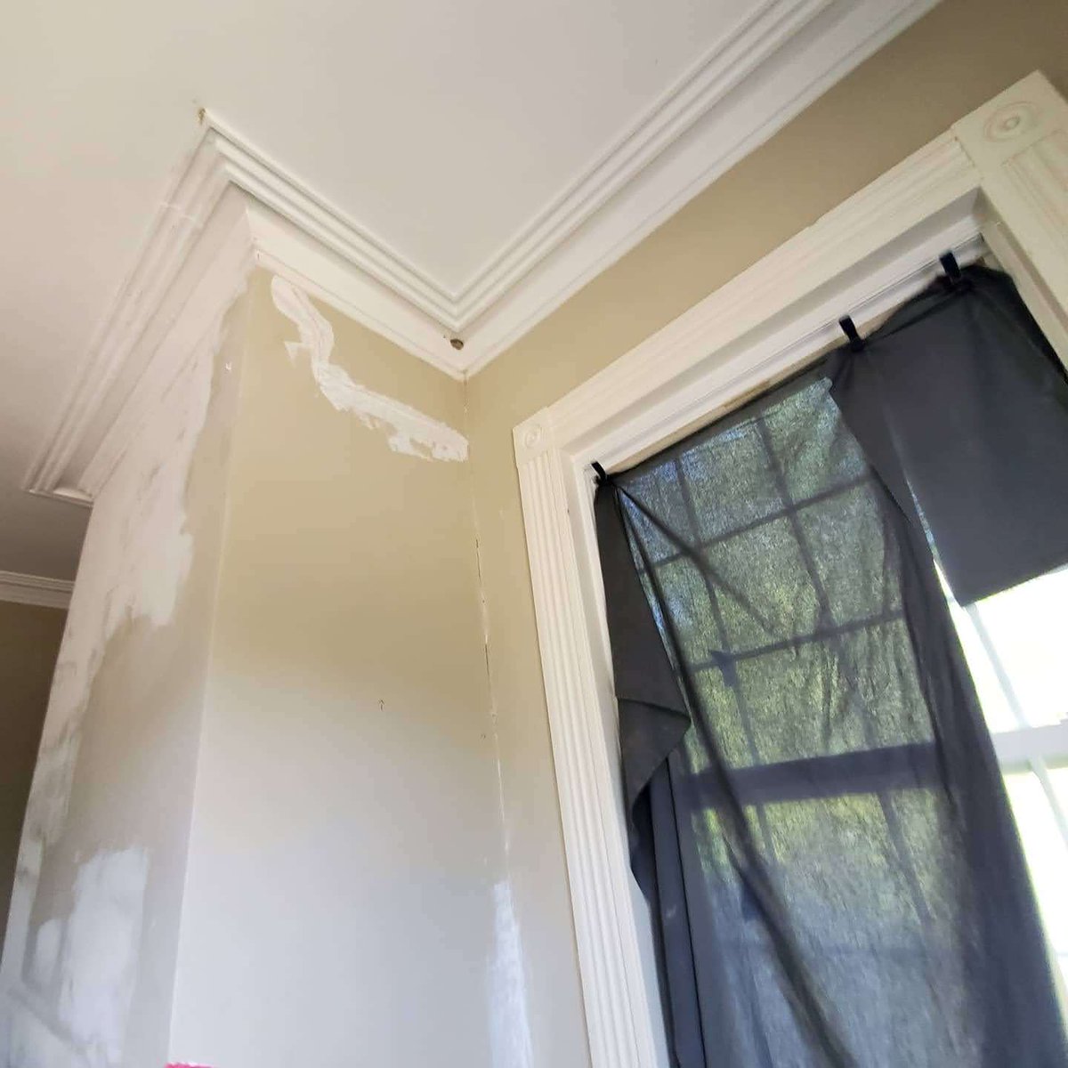 JSADLLC's tweet image. Crack remediations completed on the Rockwell house.