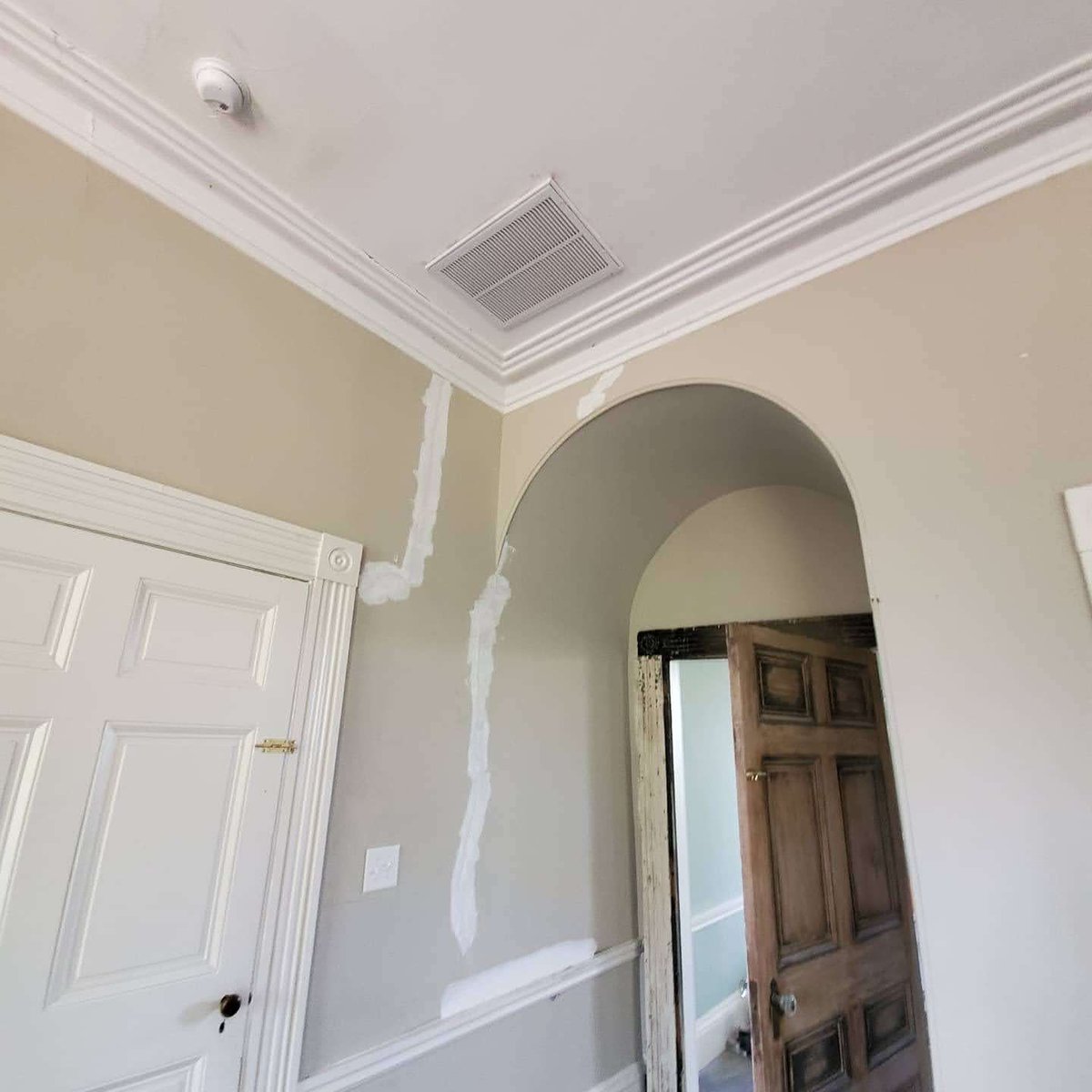 JSADLLC's tweet image. Crack remediations completed on the Rockwell house.