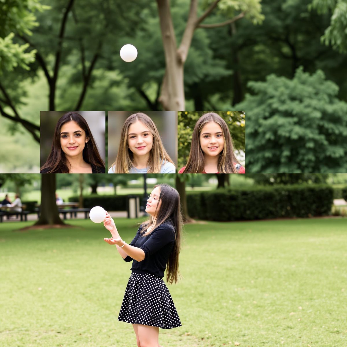 Katie1756313's tweet photo. "Capturing the joy of a sunny day in the park with a playful game of catch! 🌞✨ #ParkFun #JoyfulMoments" https://t.co/1Judvqya4m