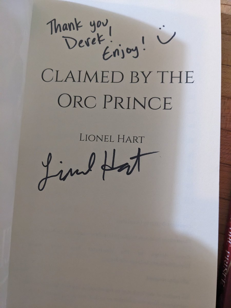Signed copies of the Orc Prince Trilogy from <a href="/lionelhart_/">Lionel Hart 🏳️‍🌈 (UPDATES ONLY)</a>  Ahhhhhhh thank you so much, and for the stickers too I'm in love 🥰💜💜💜