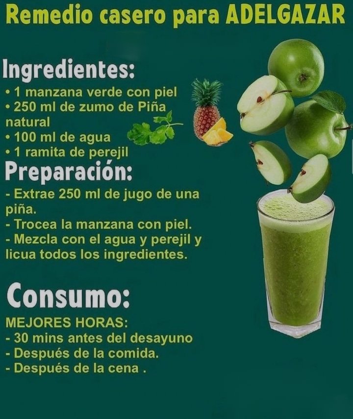 ✨🍉🥥🌱☀️Tip Salud☀️🌱🥥🍉

✨BATIDO PARA ADELGAZAR✨

🌟Dime: "Gracias" si te gustó🌟
