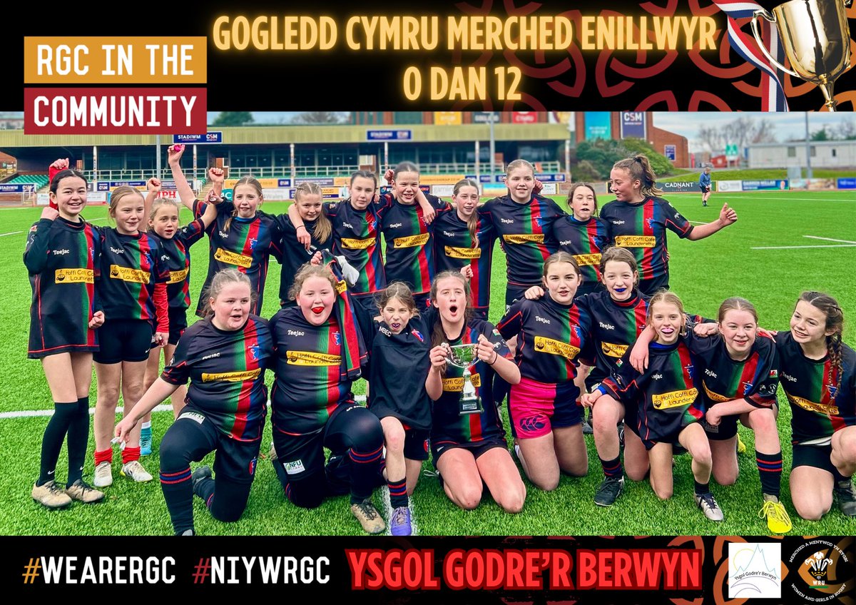 Cymuned RGC Community (@rgccymuned) on Twitter photo Our Regional U12 & U14 North Wales Girls School Champions!
Ysgol Godre’r Berwyn U12s and Ysgol Brynhyfryd U14s progress to the next round of the National competition in Merthyr!
Da iawn pawb! 👏
Diolch <a href="/CoachColes_/">Ollie Coles</a> and Llandrillo College students for refereeing!🤝 Our Regional U12 & U14 North Wales Girls School Champions!
Ysgol Godre’r Berwyn U12s and Ysgol Brynhyfryd U14s progress to the next round of the National competition in Merthyr!
Da iawn pawb! 👏
Diolch <a href="/CoachColes_/">Ollie Coles</a> and Llandrillo College students for refereeing!🤝
