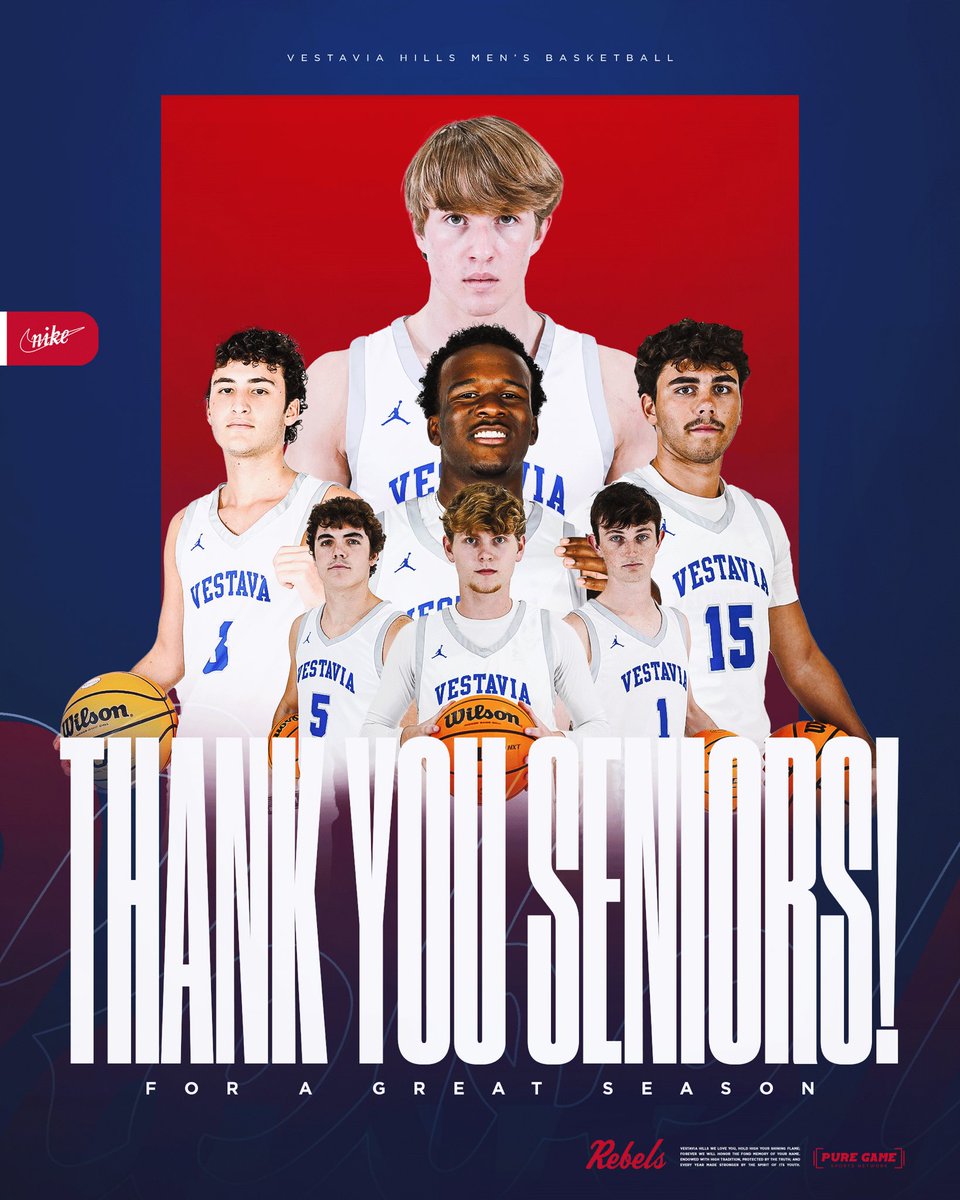 Thank you to our 7 seniors!! You made a lasting impact on our program!!